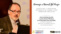 Acto de homenaje a Manuel Gil Parejo: "Disciplina y profesión un debate en torno a los Derechos Sociales"